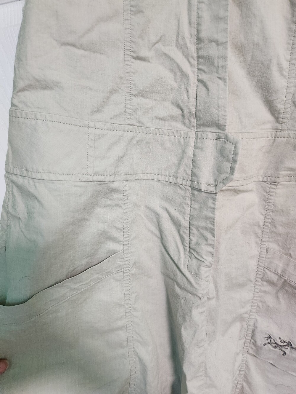 Arc'teryx Silver Grey Blasa Drop Waist Utility Dress Size 8 - Picture 8 of 12